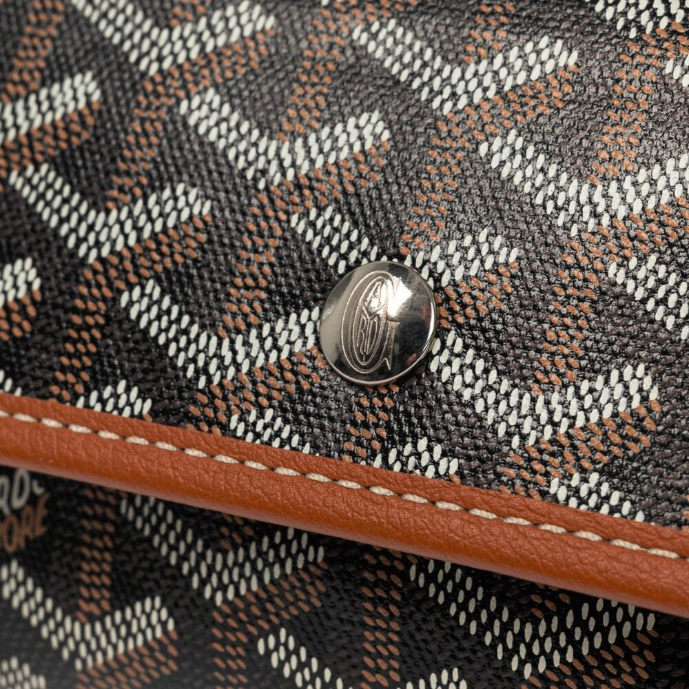 Goyard Saint Louis PM Black Goyardine Canvas Tote - Picture 9 of 11